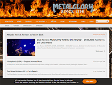 Tablet Screenshot of metalglory.com