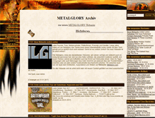 Tablet Screenshot of metalglory.de